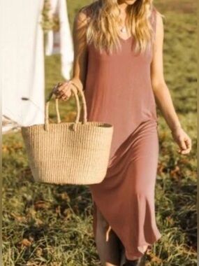 Jackson Rowe Larch Dress in rust size large